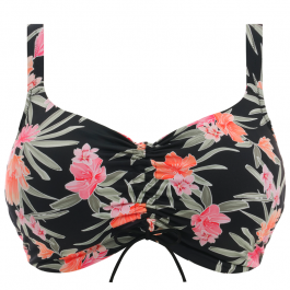 Elomi Swim Dark Tropics Bikini Oberteil Black Annadiva