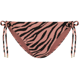 Beachlife Rose Zebra Bikini Hose Mit Seitlichen B Ndern Annadiva