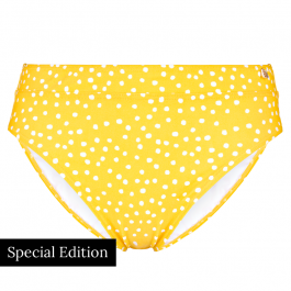 Beachlife Yellow Dot High Waist Bikini Hose Annadiva