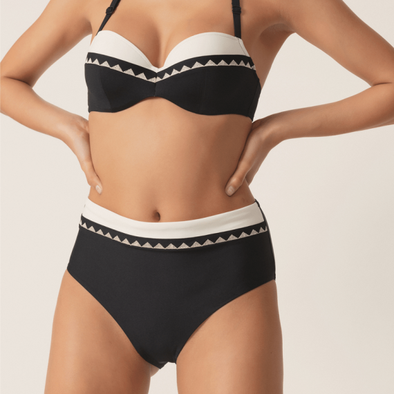 Marie Jo Swim Gina Taillen Bikini Hose Schwarz Annadiva