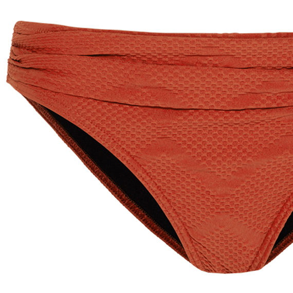 Cyell Texture Texture Klassische Bikini Hose Terra Annadiva