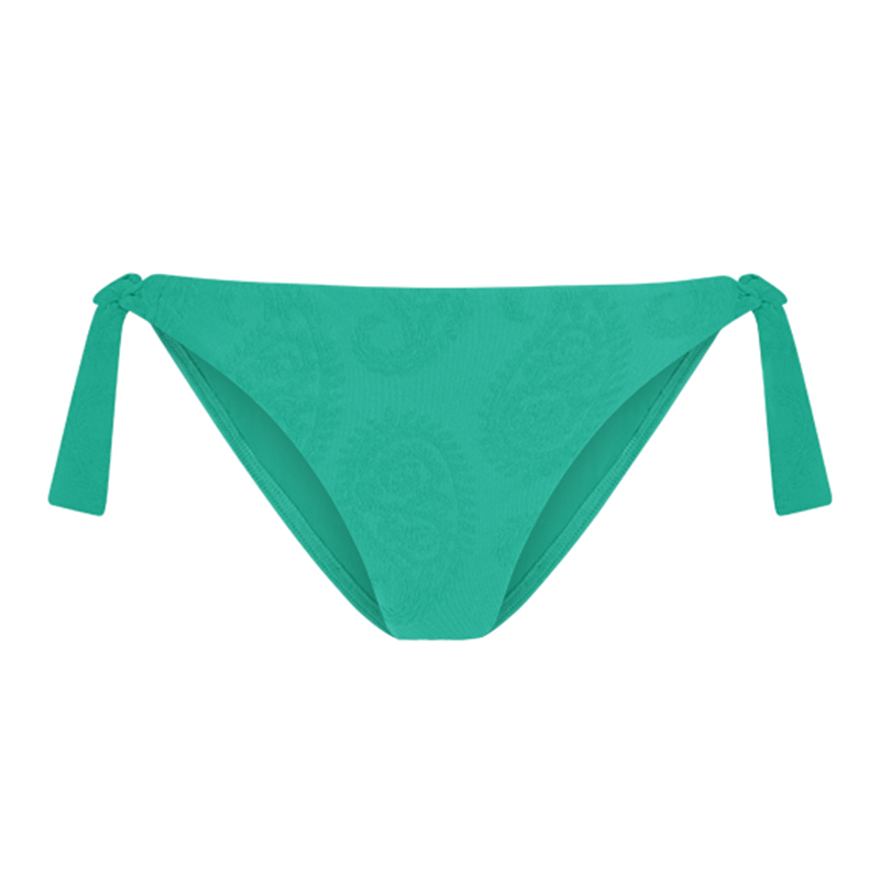 Cyell Bademode Deep Green Bikini Hose mit Seitlichen Bändern Annadiva