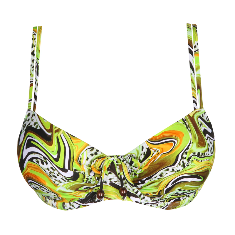 Prima Donna Swim Jaguarau Vorgeformtes Balconette Bikini Oberteil Lime