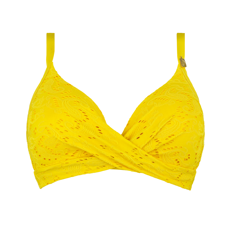 Annadiva Swim Mango Paradise Twist Bikini Oberteil Yellow Annadiva