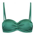 Treasure Green Bandeau Bikini Oberteil