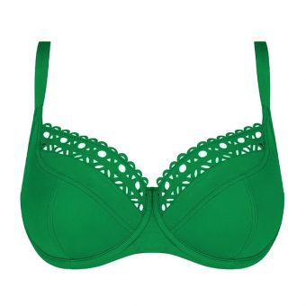 Ajourage Couture Bügel Bikini Oberteil