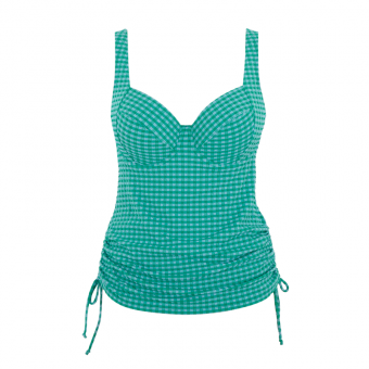 Gingham Tankini Oberteil