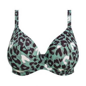 Jungle Bay Plunge Bikini Oberteil