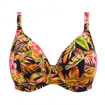 Tiger Valley Plunge Bikini Oberteil