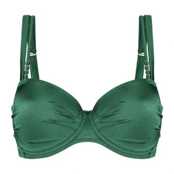 Treasure Green Vorgeformtes Bikini Oberteil