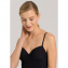 Hanro Allure Cami Top mit Vorgeformtem BH Black