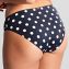 Panache Swim Anya Riva Spot Bikini Hose Navy Vanilla