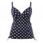 Panache Swim Anya Riva Spot Tankini Oberteil Navy Vanilla