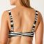 Annadiva Swim Aruba Stripe Bralette Bikini Oberteil Black White