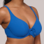 PrimaDonna Bademode Aswan Plunge Bikini Oberteil Delphinium Cheer Blue