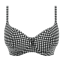 Freya Check In Padded Bikinitop Monochrome