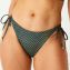 Annadiva Swim Chinese Fan Bikini Hose mit Seitlichen Bändern Art Deco Bow