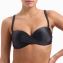 Beachlife Dark Grey Bandeau Bikini Oberteil