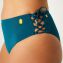 Annadiva Swim Emerald City Hohe Bikini Hose mit Seitlichen Bändern Emerald