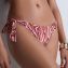 Aubade Bademode Feline Energy Bikini Hose mit Seitlichen Bändern Pink Tiger