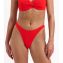 Beachlife Fiery Red High Brazilian Bikini Hose