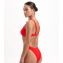 Beachlife Fiery Red High Brazilian Bikini Hose