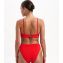 Beachlife Fiery Red High Waist Bikini Hose