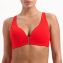 Beachlife Fiery Red Padded Bikinitop