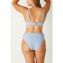 Annadiva Swim French Souvenir Hohe Bikini Hose mit Seitlichen Bändern Blue