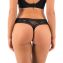 Fantasie Fusion Lace Brazilian String Black