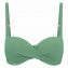 Beachlife Green Shimmer Bandeau Bikini Oberteil