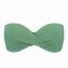 Beachlife Green Shimmer Bandeau Bikini Oberteil