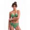 Beachlife Green Shimmer Bandeau Bikinitop