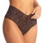 Hanky Panky High Rise String Chocolat Noir