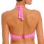 Freya Swim Jewel Cove Halter Bikinitop Stripe Raspberry