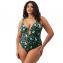 Elomi Bademode Jungle Bay Badeanzug Olive