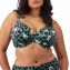 Elomi Bademode Jungle Bay Plunge Bikini Oberteil Olive