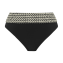 Fantasie Bademode Koh Lipe Bikini Hose mit Umschlag Black and Cream