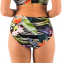 Fantasie Bademode Maldives Hohe Bikini Hose Black Tropical