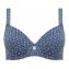 Annadiva Swim Marrakesh Blue Vorgeformtes Balconette Bikini Oberteil Art Deco Blue