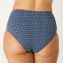 Annadiva Swim Marrakesh Blue High Waist Bikini Hose Art Deco Blue