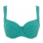 Panache Swim Gingham Full Cup Bikini Oberteil Green Gingham