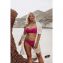 Annadiva Swim Pink Lagoon Bikini Hose mit Seitlichen Bändern Pink