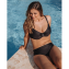 Annadiva Swim Plain Bügel Bikini Oberteil Black