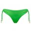 Watercult Shimmering Solids Bikini Hose mit Seitlichen Bändern Green Flash