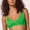 Watercult Shimmering Solids Twist Bikini Oberteil Green Flash