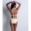 Aubade Bademode Shimmering Waters Triangle Bikini Oberteil Golden White