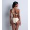 Aubade Bademode Shimmering Waters One Shoulder Bikini Oberteil Golden White