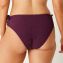 Annadiva Swim Smocky Hohe Bikini Hose mit Seitlichen Bändern Berry