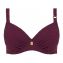 Annadiva Swim Smocky Vorgeformtes Balconette Bikini Oberteil Berry